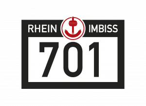 Das Logo des Rhein Imbiss 701 von der am besten und häufigsten bewerteten Werbeagentur Design B3 aus Leverkusen